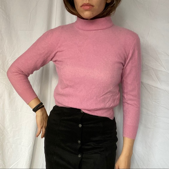 Bubblegum pink sweater extra small vintage - Picture 3 of 11